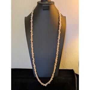 Vintage Gemstone Chip 38" Necklace Strand